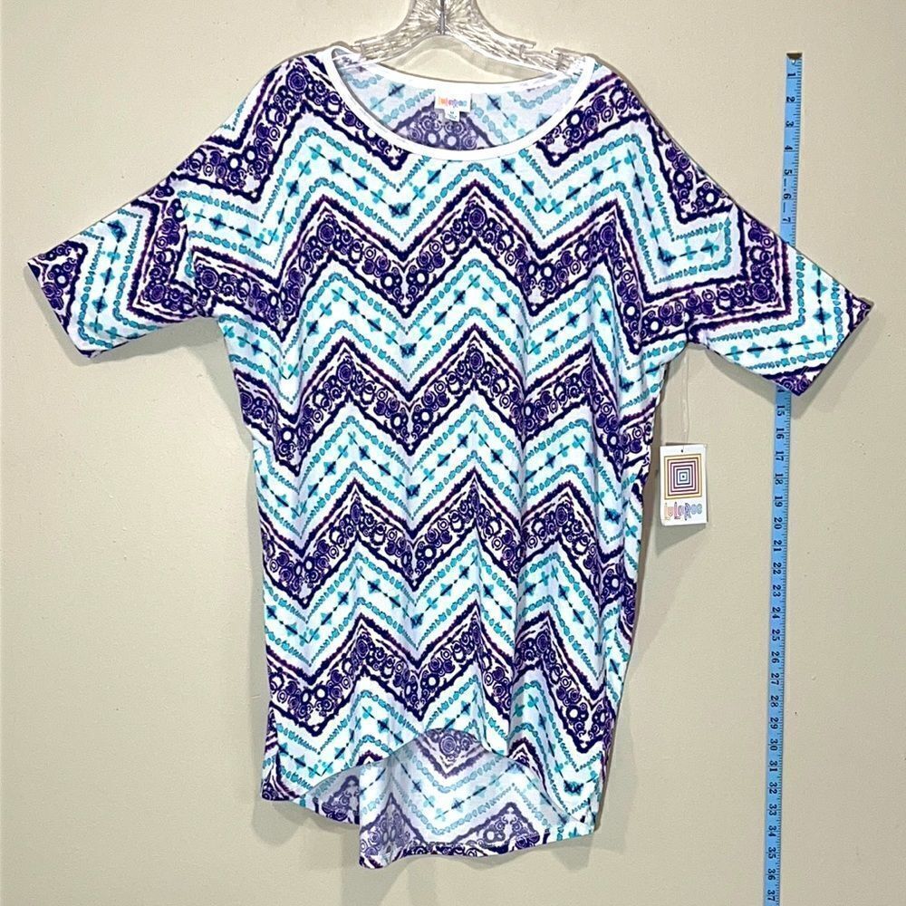Brand New LuLaRoe Purple And Blue Flowing Top. Size Medium.